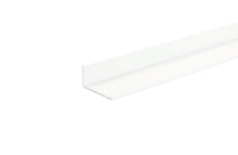 Listeprofil hvid - 15 x 15 mm x 1 m